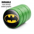 Batman Classic Bat Shield Logo Motorcycle Bicycle Bike Tire Rim Wheel Aluminum Valve Stem Caps