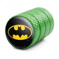 Batman Classic Bat Shield Logo Motorcycle Bicycle Bike Tire Rim Wheel Aluminum Valve Stem Caps