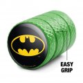 Batman Classic Bat Shield Logo Motorcycle Bicycle Bike Tire Rim Wheel Aluminum Valve Stem Caps