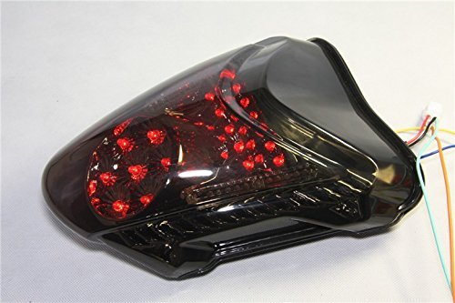 Led Tail Brake Light And Turn Signals For Suzuki Hayabusa Gsx1300r 2008 To 2012 Smoke Lens Integrated Assembly