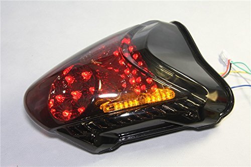 Led Tail Brake Light And Turn Signals For Suzuki Hayabusa Gsx1300r 2008 To 2012 Smoke Lens Integrated Assembly