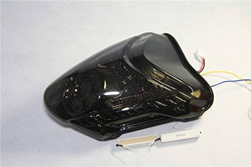 Led Tail Brake Light And Turn Signals For Suzuki Hayabusa Gsx1300r 2008 To 2012 Smoke Lens Integrated Assembly