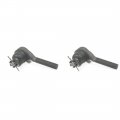 A-partrix 2pcs Front Outer Steering Rod End Tie Track Tierod Fits Plymouth Barracuda 1964-1969 Belvedere 1962-1969 Ii 1965-1967 