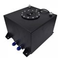 Aluminum Fuel Cell Gas Tank Coated Level Sender Racing Drifting Black 5 Gallon 