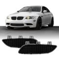 Smoke Front Bumper Reflector Set For 2008 2012 Bmw M3 E90 E92 E93 Left And Right Pair Lens Lamps 