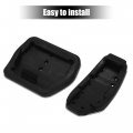 X Autohaux 1 Set Anti Slip Aluminum Alloy Brake And Gas Accelerator Pedal Covers Foot Pads For Nissan Kicks X-trail Rogue Sport