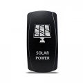 Ch4x4 Rocker Switch Solar Power Symbol 2 Amber Led