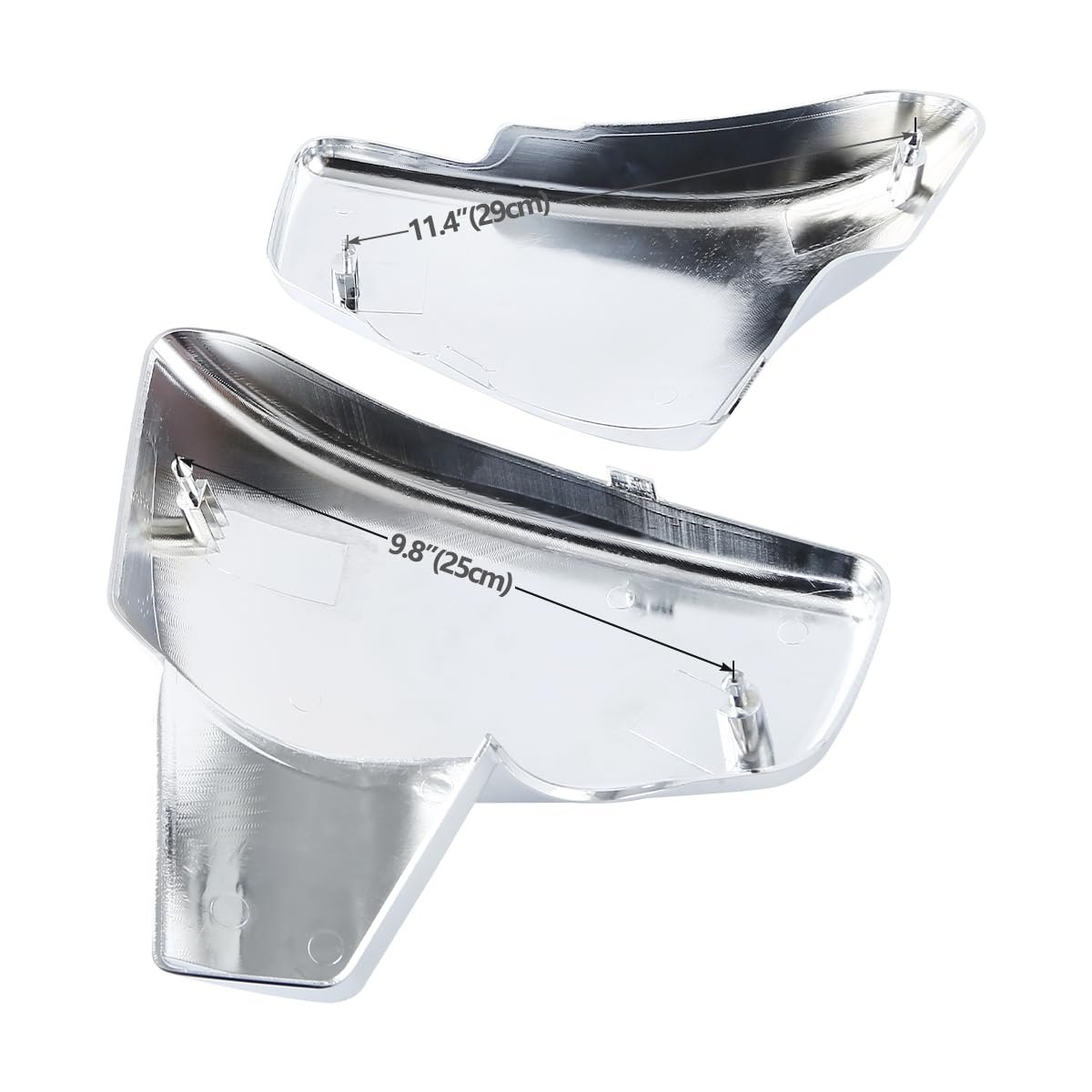 Chrome Battery Side Cover For Honda Shadow Vlx 600 Vt600c Vt600cd Deluxe 1999 To 2007 Abs Plastic Fairing Kit