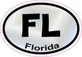 3inx2in Pastel Oval Florida Sticker Vinyl American States Bumper Stickers By Stickertalk 
