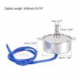 Uxcell Synchronous Motor 100-127 Vac 50 60 Hz 4w 2 5-3 Rpm Min Ccw Cw Direction With 7mm Flexible Coupling Connector For Model
