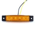 Pack Of 20 Ledvillage 10 Pcs Amber Red 3 8 6 Side Marker Lights Trailer Rear Lamp Led For Trucks Cab Rv Light 