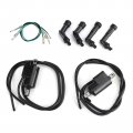 Topteng Motorcycle Ignition Coil With Spark Plug Caps Fits For Honda Cb350f Four 1972-1974 Cb400f Super Sport 1975-1977