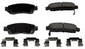 Gx883 Prosolution Ceramic Brake Pad For Car Rear Noise Reduction And Superior Stopping With Stainless Steel Hardware Kit 