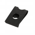 Uxcella 25pcs Spring Steel Speed Fastener Extruded U Nut Black For M4 St4 2 Screw Bolt