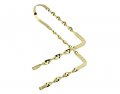 Lowrider Bike Twisted Flat 21 Sissy Bar 90 Degrees Gold 