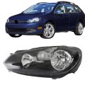 1pc Driver Side Replacement For Golf Jetta Sportwagen Mk6 2010-2014 Black Housing Reflector Halogen Headlamp 5k0941005c 