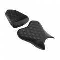 Tcmt Black Stitching Driver Passenger Seat Cushion Fit For Yamaha Yzf R6 Yzf-r6 2006-2007