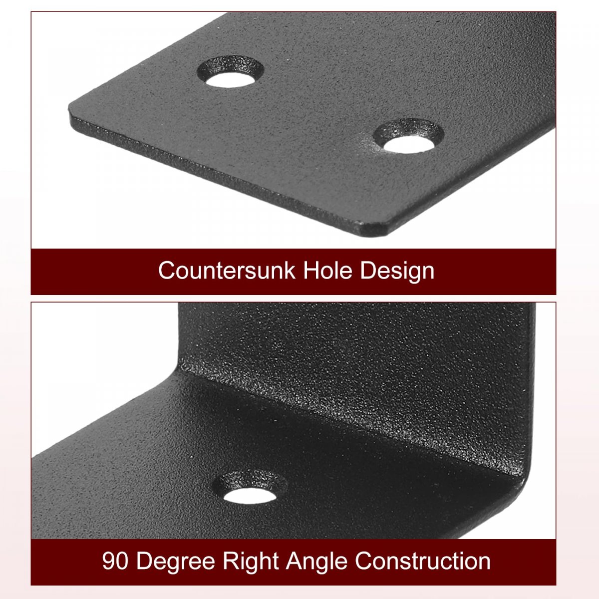 Adjustable L Corner Braces With Slot 4 Set 3 27 X1 81 X3 Right Angle Bracket Fastener For Furniture Mending Black
