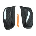 Carbon Fiber Mirror Cover Caps For Bmw E60 E61 E63 E64 2003 2008 Fits 525i 530i 540i Replace 51167078359 51167078360 Not M5 M6 