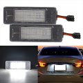 Q50 Led License Plate Light Bulbs Number Assy For Infiniti 2014-2017 Xenon White 18smd Car Tail Tag Lamp Assembly