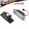 Q50 Led License Plate Light Bulbs Number Assy For Infiniti 2014-2017 Xenon White 18smd Car Tail Tag Lamp Assembly