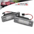 Q50 Led License Plate Light Bulbs Number Assy For Infiniti 2014-2017 Xenon White 18smd Car Tail Tag Lamp Assembly