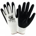 West Chester 713hgwfn Barracuda Hppe Shell Gloves- Pack Of 12 A 2x-large Black Foam Nitrile Dip Elastic Wrist 