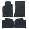 Floor Mats Carpet For Mercedes Benz W211 E Class 2003 2009 4 Piece Set Black Velour And Plastic Interior Front Rear Row Direct 