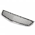 Kuafu Front Lower Grille Compatible With 2010-2015 Chevy Chevrolet Equinox Replacement For 25798747 Gm1200621 Chrome Trim Black