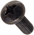 Steel Pan Head Machine Screw Black Zinc Plated Meets Asme B18 6 3 1 Phillips Drive 4-40 Thread Size 16 Length Fully Threaded 