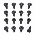 16 Pcs Windshield Frame Hinge Torx Screws For 1976-2006 Jeep Wrangler Cj Yj Tj P N Tghd-bot-j-w016-bk 