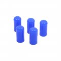 Uxcell 5pcs 6mm 1 4 Silicone Blanking Cap Intake Vacuum Hose Tube End Bung Blue
