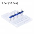 Uxcell Pcb Drill Bits 0 5mm Tungsten Carbide Rotary Tool Jewelry Cnc Engraving Print Circuit Board Micro 1 8 Inch Shank Set 10