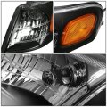 Black Housing Amber Corner Headlight Head Lamps Tool Kit Compatible With Venture Silhouette 97-05