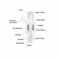 Fuel Injectors Js21-1 Replacement For Nissan Patrol Gq Y60 Tb42e Navara D22 Ka24e 2 4l 4 2l 6