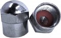 Muzzys -set Of 100- Premium Chrome Valve Stem Caps Tire Rim Wheel Nuts Tpms Safe Chromies Universal Fit Car Truck Bike