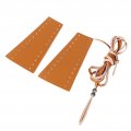Motorcycle Handlebar Hand Grips With Leather Covers Wraps 2pcs Brake Clutch Lever Handle Cover For Khaki