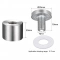 Uxcell 1 Dia X 25x25mm Standoff Screws Wall Mount Sign Holders Acrylic Glass Nails 5pcs