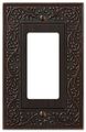 Amertac 43rvb 1 Rocker-gfci English Garden Wall Plate Aged Bronze 