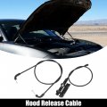 X Autohaux 2pcs 51238240608 51238240609 Front Center Hood Release Cable For Bmw 750li 750i 2006-2008