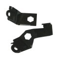 1969 Gm F Body And 74 X Frame Disc Brake Hose Brackets Pair Black Powder Coat Gmhb09 