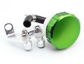 Green Cnc Machined Brake Clutch Motorcycle Racing Master Cylinder Fluid Reservoir Tank Oil Cup For Kawasaki Zx1100 Zx-11 1990