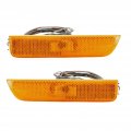 Front Side Marker Light Pair For Volkswagen Passat 2001 2002 2003 2004 2005 Driver And Passenger With Bulbs Vw2550106 Vw2551106 