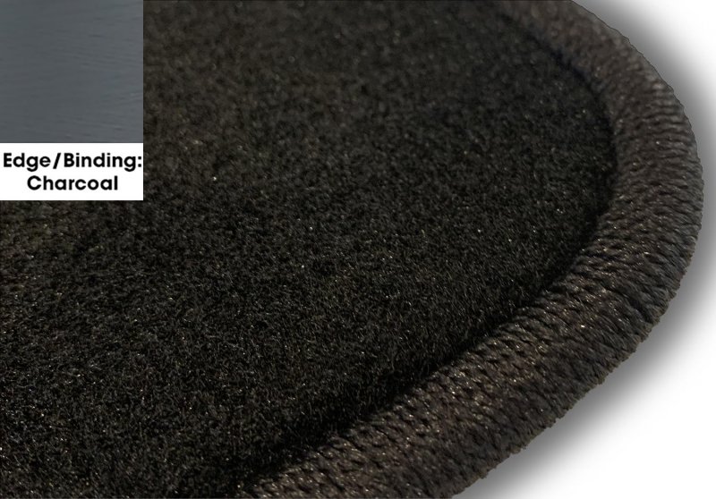 Charcoal Edge Custom Fit Small Cargo Trunk Carpet Mat Black For Mercedes-benz 300sl 1993 1992 1991 1990