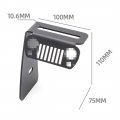 Kmfcdae Jeep Jk A-pillar Mounting Brackets Cowl Hood Side Led Light Pods Mount Fit For Wrangler Jku 2007-2018