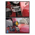 Kmfcdae Jeep Jk A-pillar Mounting Brackets Cowl Hood Side Led Light Pods Mount Fit For Wrangler Jku 2007-2018