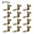 Uxcell Shelf Support Peg 6mm L Shaped Furniture Cabinet Closet Bracket Pegs With Hole For Kitchen Book Shelves Supplies Bronze