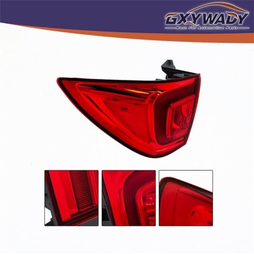 Outer Left Driver Side Tail Light Assembly For Pilot 2016 2017 2018 And Passport Ex L Elite 2022 2023 Replacement 33550tg7a01