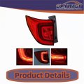 Outer Left Driver Side Tail Light Assembly For Pilot 2016 2017 2018 And Passport Ex L Elite 2022 2023 Replacement 33550tg7a01
