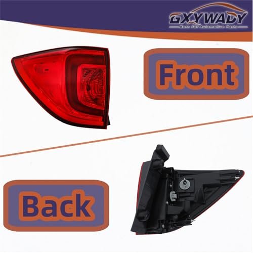 Outer Left Driver Side Tail Light Assembly For Pilot 2016 2017 2018 And Passport Ex L Elite 2022 2023 Replacement 33550tg7a01